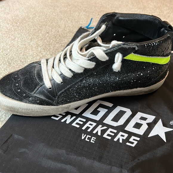 Golden Goose Mid-Star suede and glitter size 35 - Picture 4 of 9